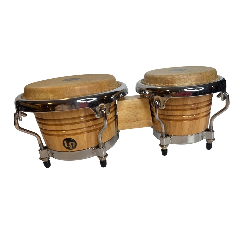 LP LPM199 Mini Tunable‎ Bongos Wood Latin Percussion Compact Drum Set